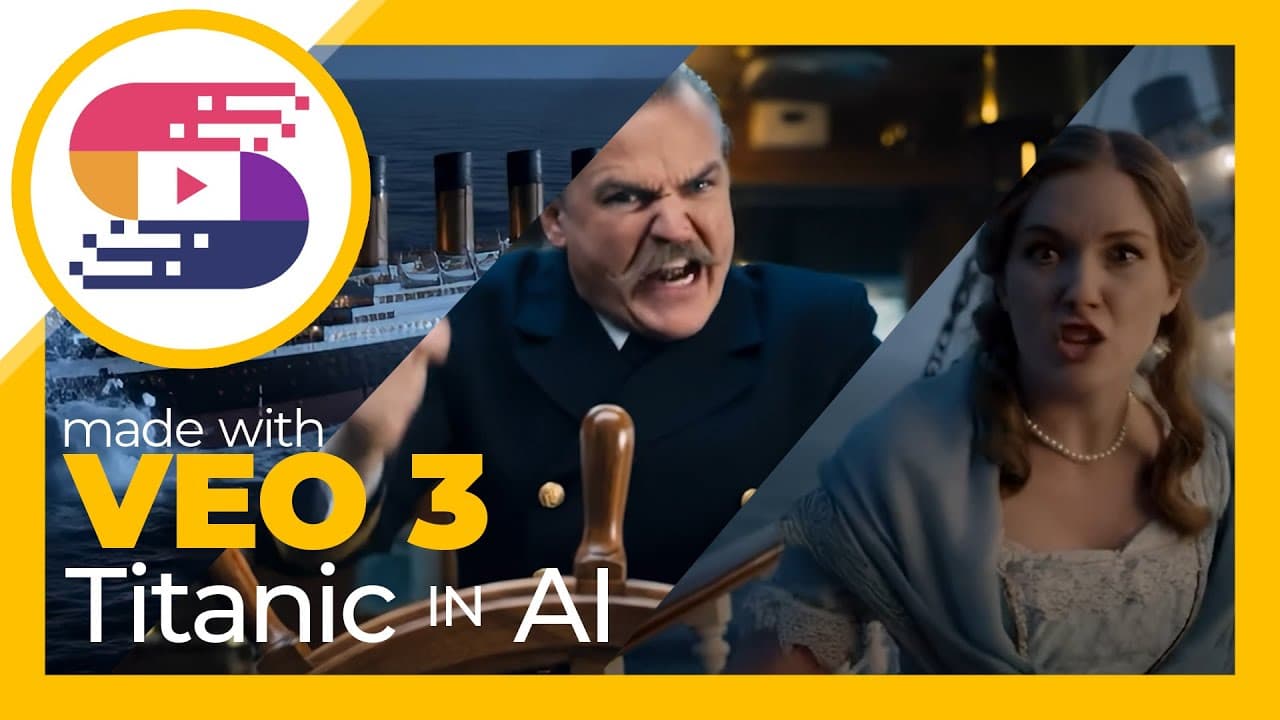 VEO 3 - Titanic like you've never seen it! #veo3 #googleveo3 #ai #titanic