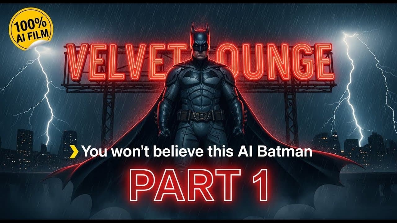 Is this the FUTURE of FILMMAKING?? | AI BATMAN FAN FILM | Is it bad?