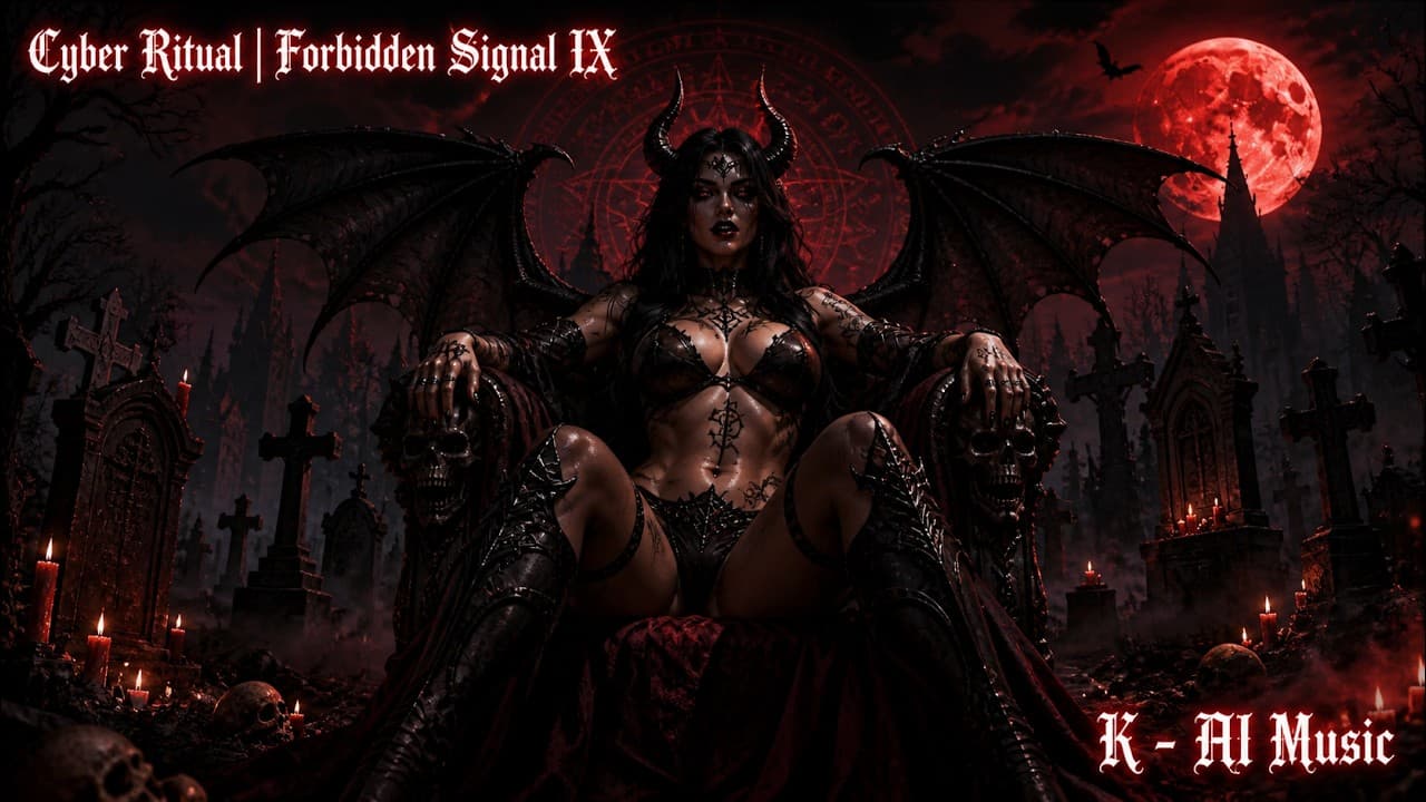 Cyber Ritual | Forbidden Signal IX || K - AI Music [Official Dark Techno Series]